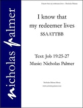 I know that my Redeemer lives SATB choral sheet music cover